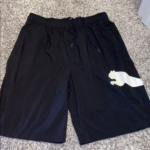 Puma men’s sweat shorts black athletic